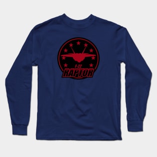 F-22 Raptor Patch Long Sleeve T-Shirt